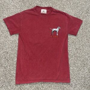 Sea Dog - Red Vintage Pirate Dalmatian designed graphic tee